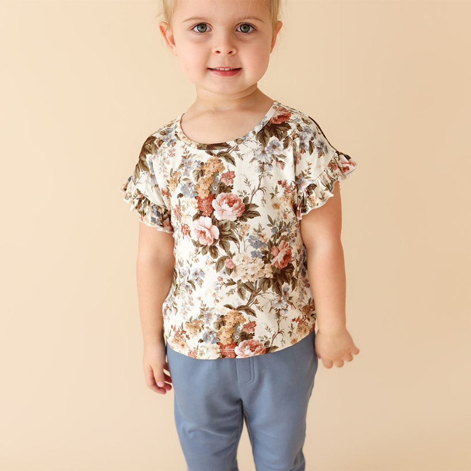 Dauphine Ruffled Boxy Tee