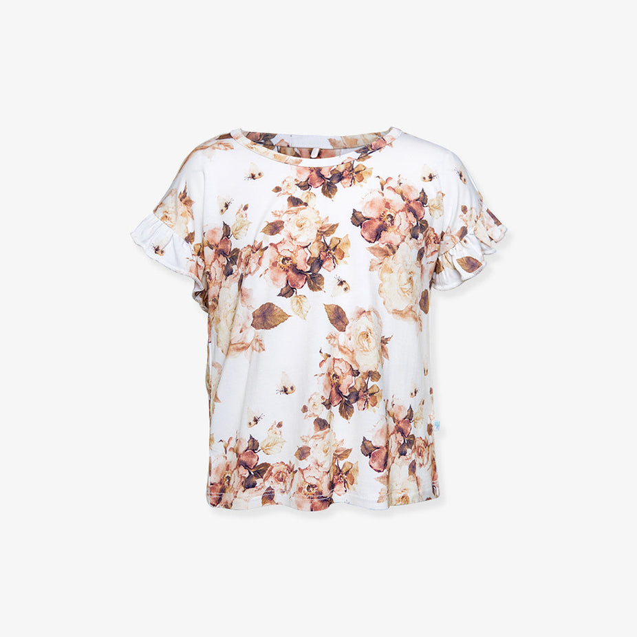 Reese Ruffled Boxy Tee