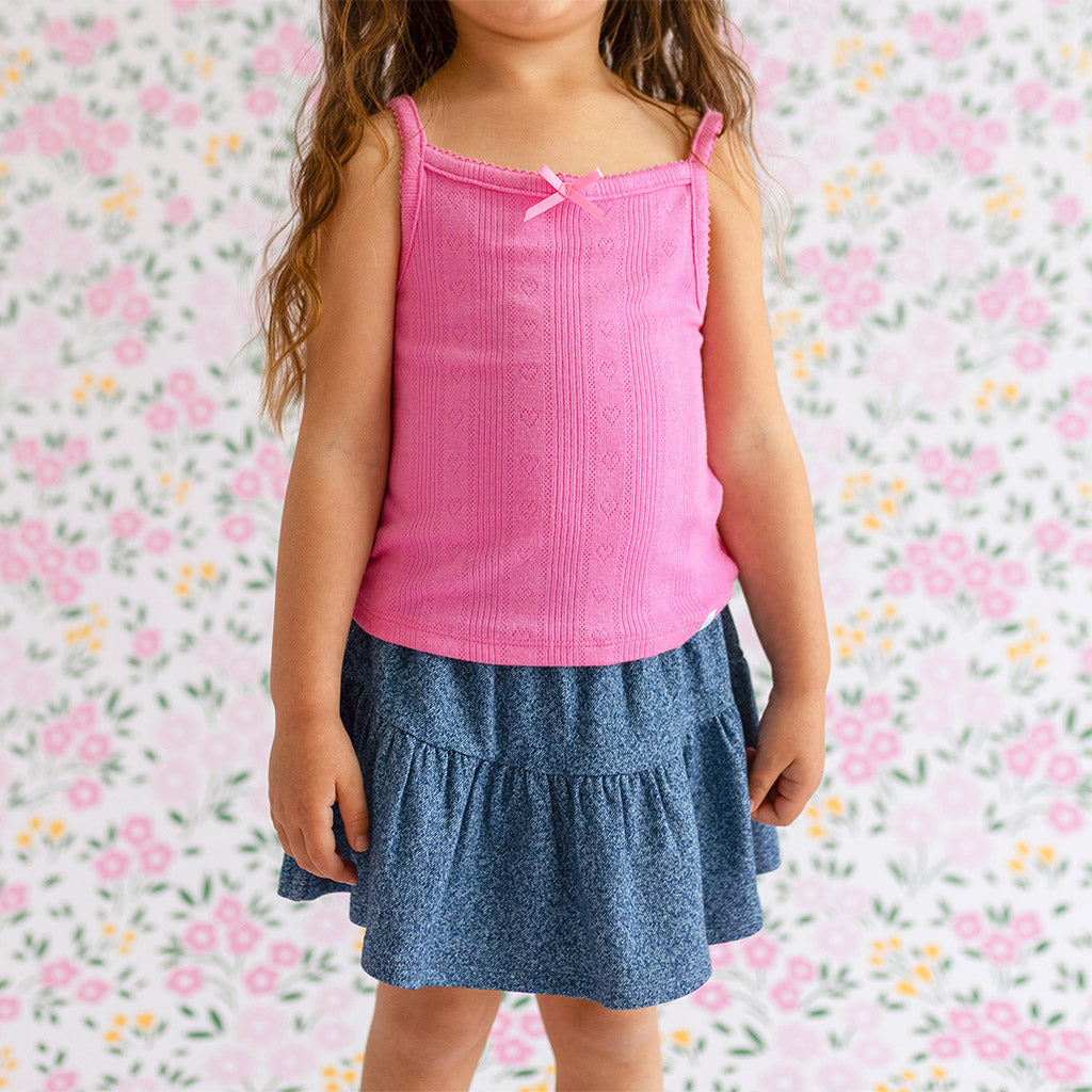 Cruisin' Pink Pointelle Cami