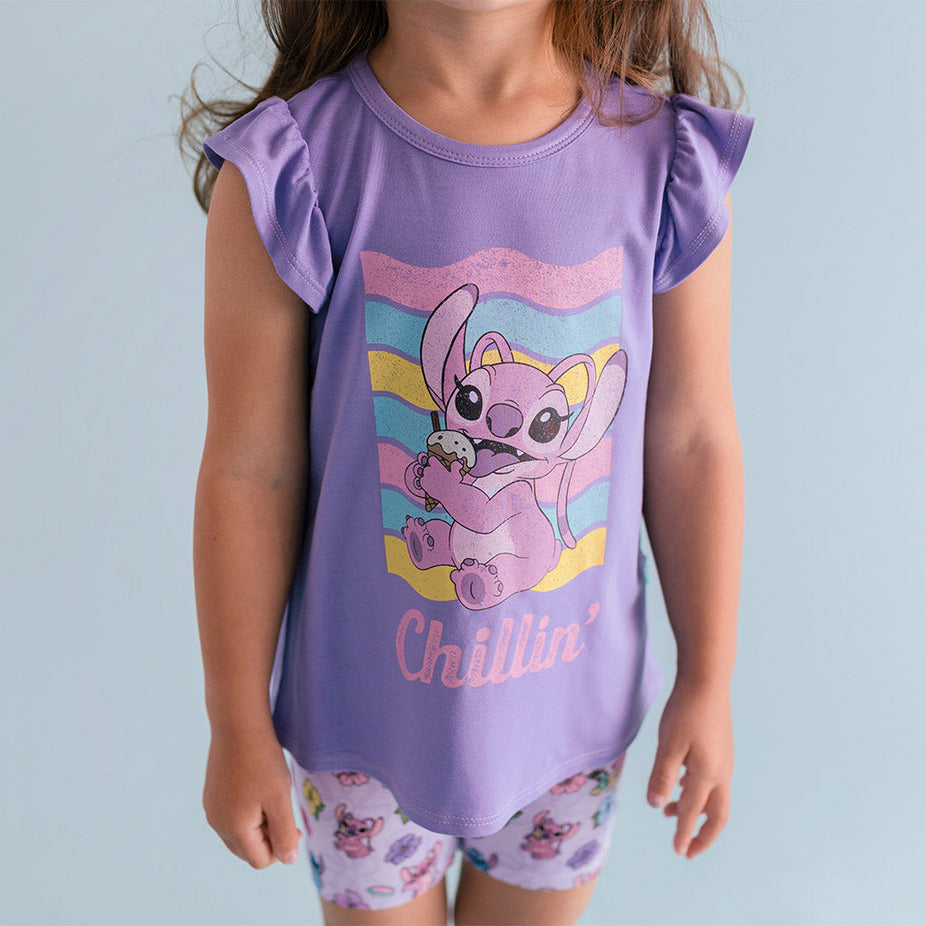 Disney Angel Chillin' Ruffled Tee