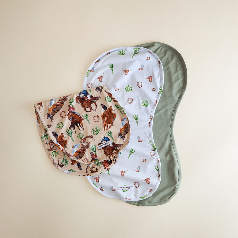 Clint Classic Burp Cloth Set