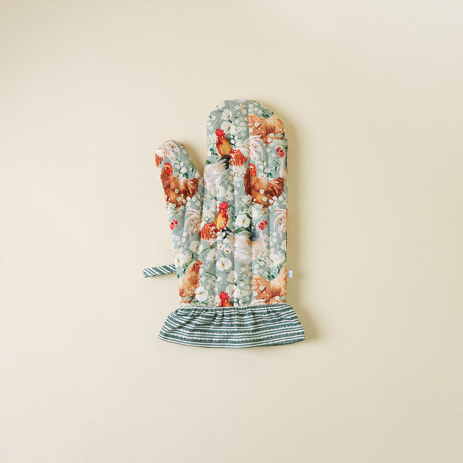 Janet Ruffled Oven Mitt