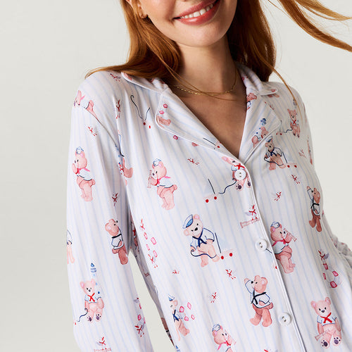 Captain Theo Women's Luxe Pajama Pant Set