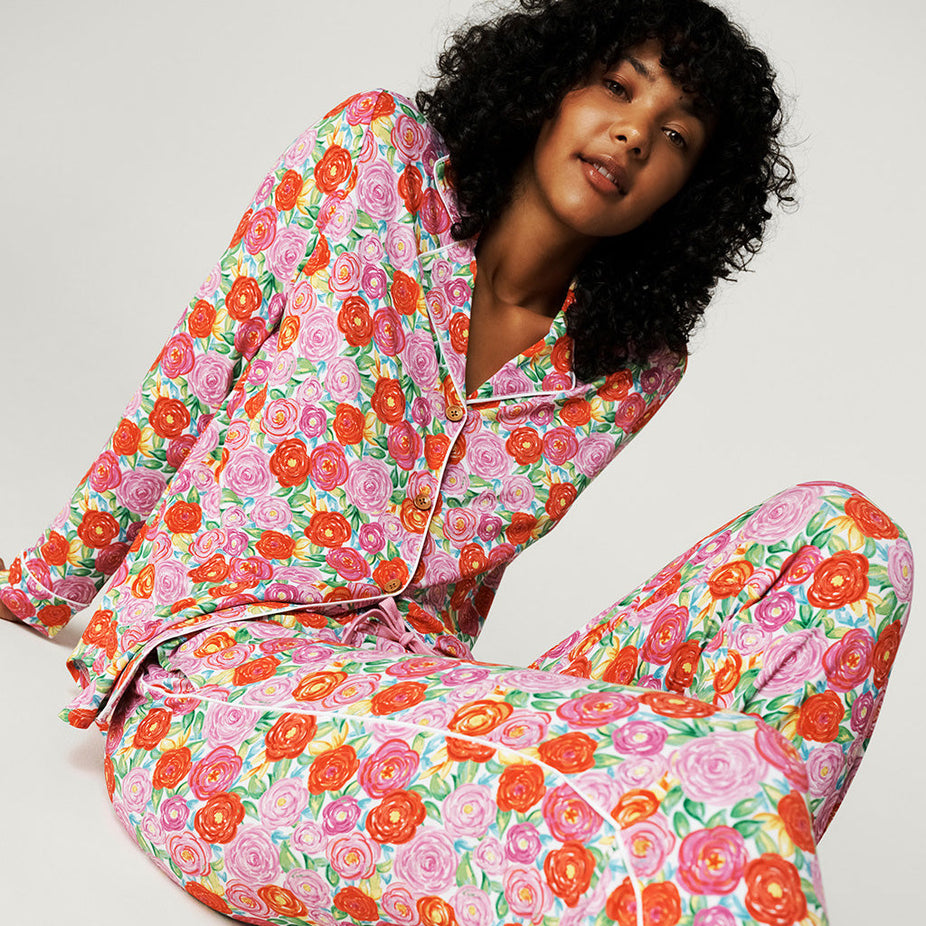 Pluen Women's Luxe Pajama Pant Set
