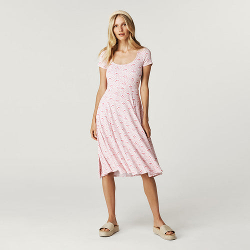 Janelle Women's Pointelle Scoop Midi Dress