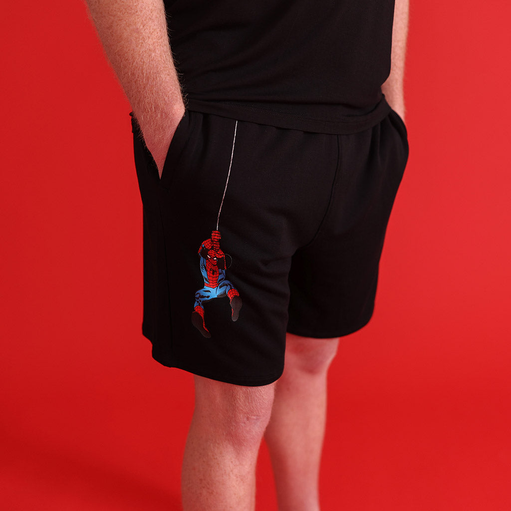 Marvel Spider-Man Men's French Terry Shorts