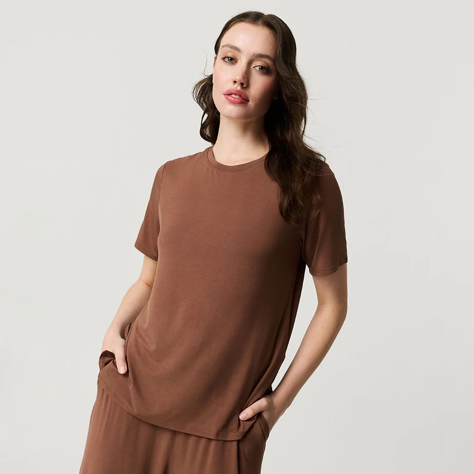 Women's Hazelnut Loose Tee