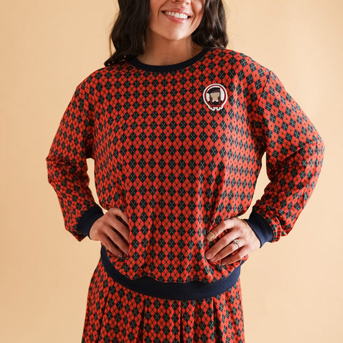 American Girl® Molly McIntire™ Women's French Terry Pullover Sweatshirt