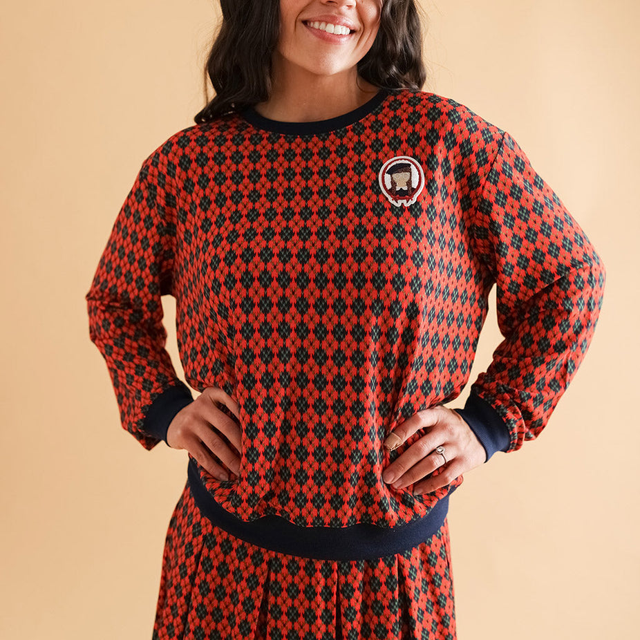 American Girl® Molly McIntire™ Women's French Terry Pullover Sweatshirt