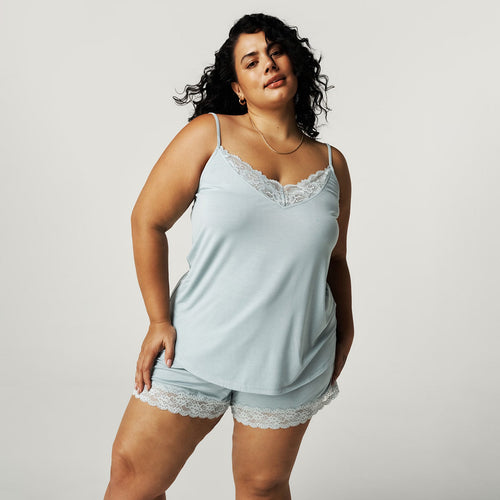 Shadow Green Women's Lace Cami