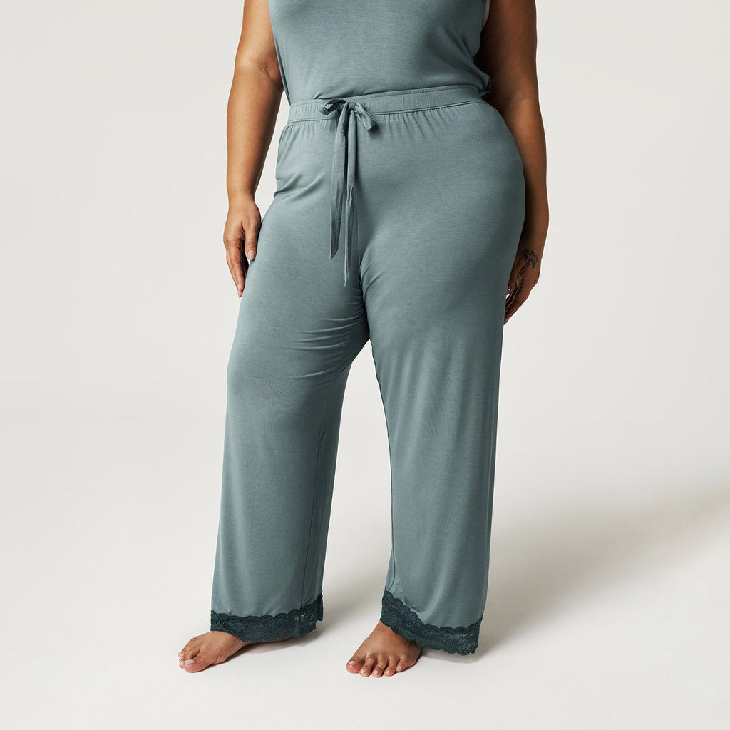 Stormy Blue Women's Lace Pajama Pants