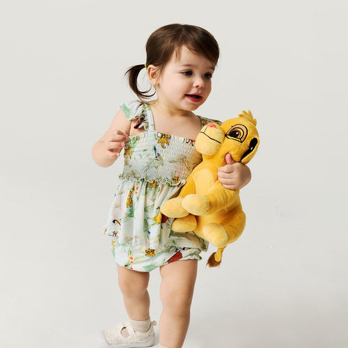 Disney Simba & Friends Smocked Babydoll Bummie Set