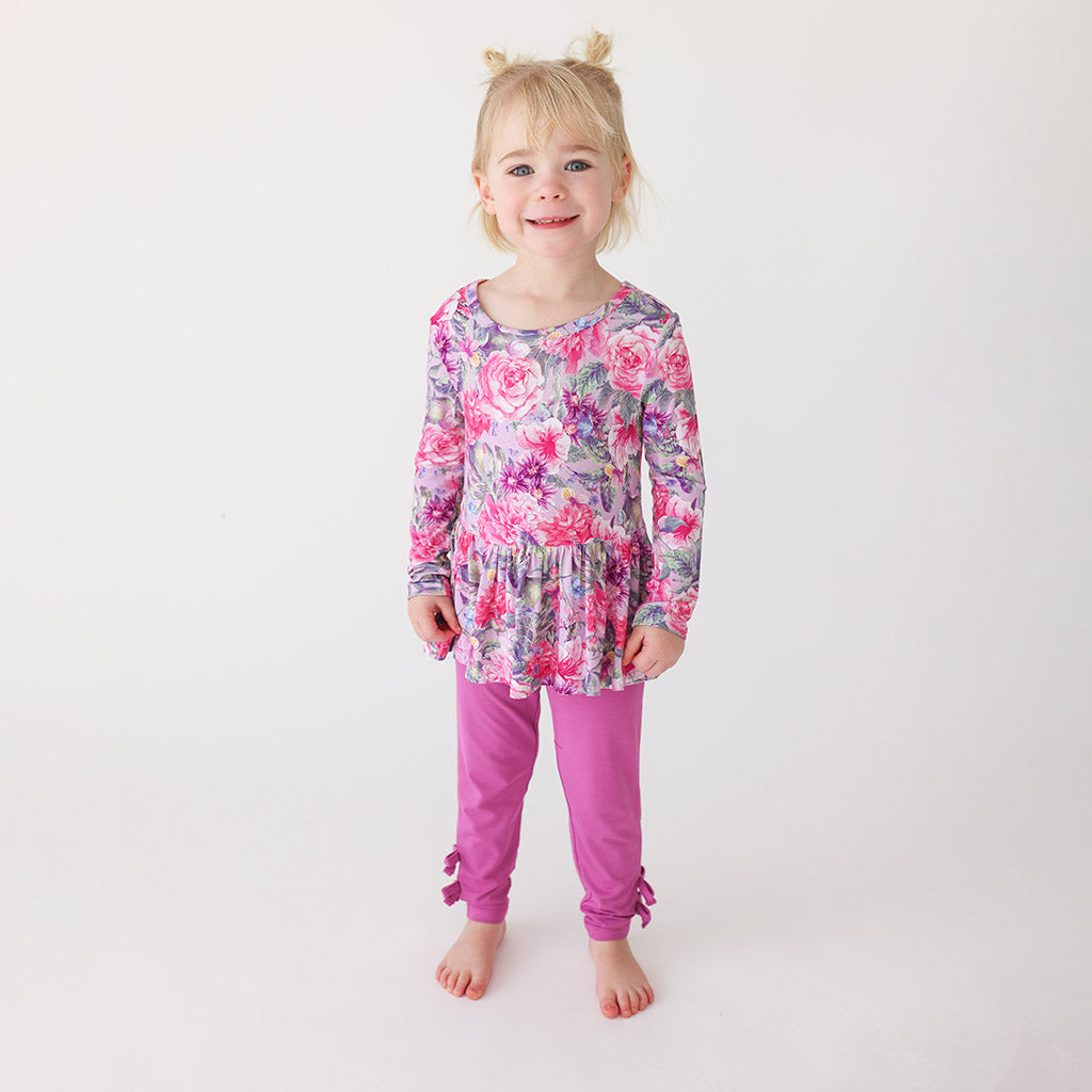 Ellery Peplum Bow Legging Set