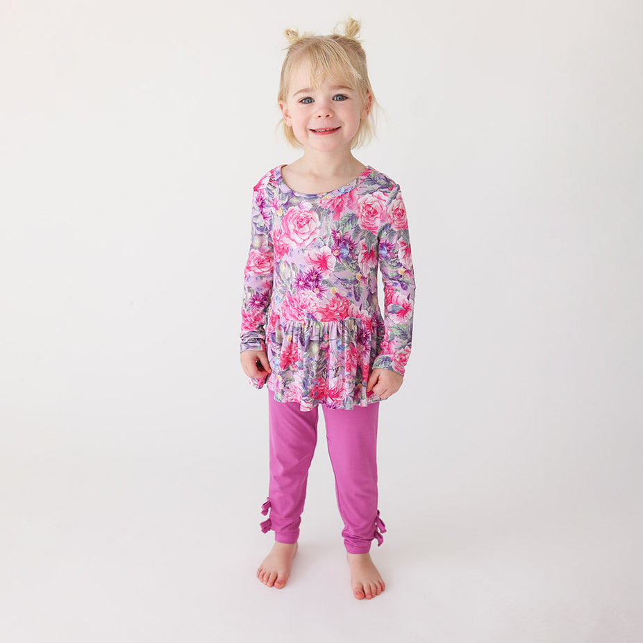 Ellery Peplum Bow Legging Set