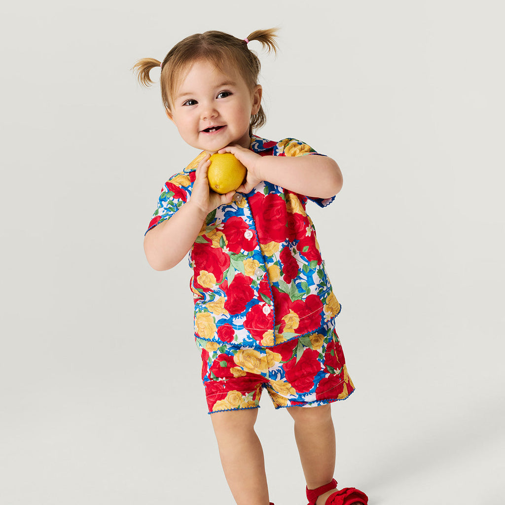Valentina Bamboo Challis Top Short Set