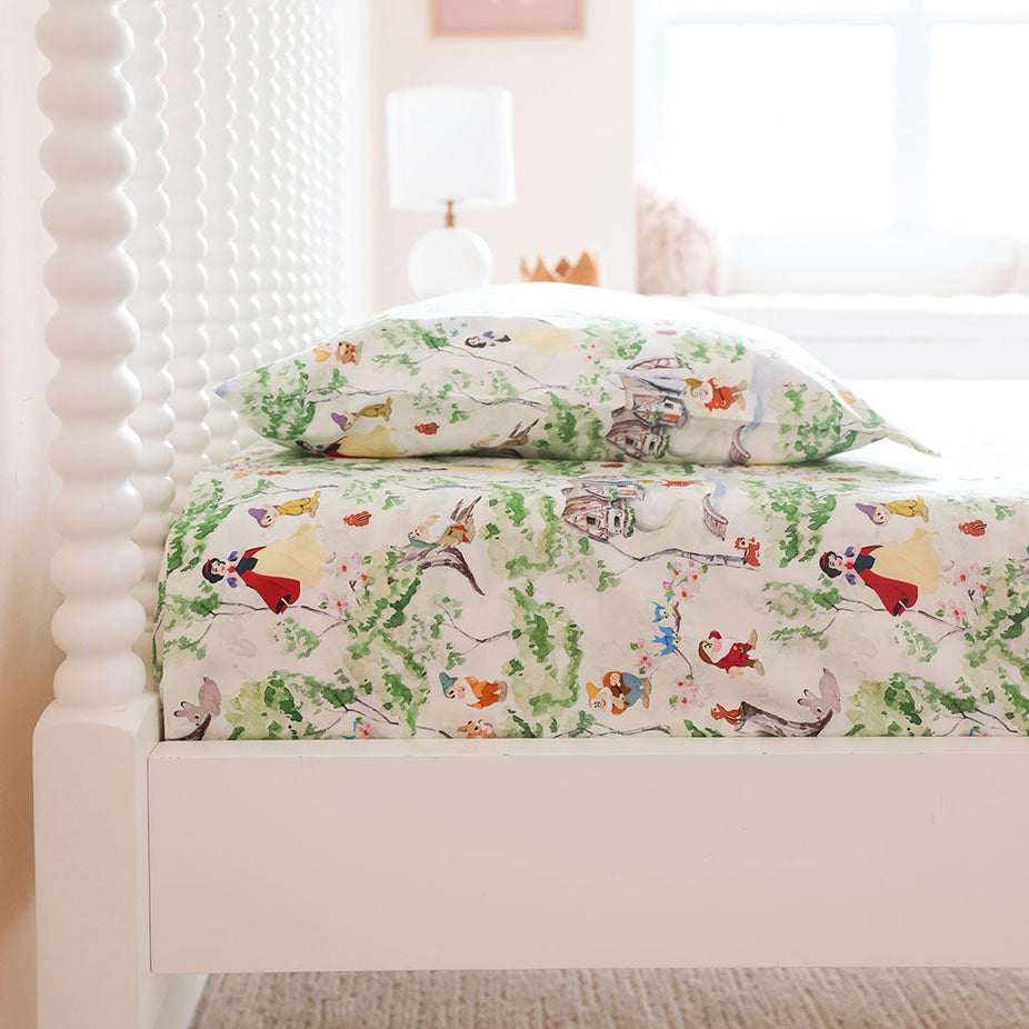 Disney Princess Snow White Sheet Pillow Cover Set