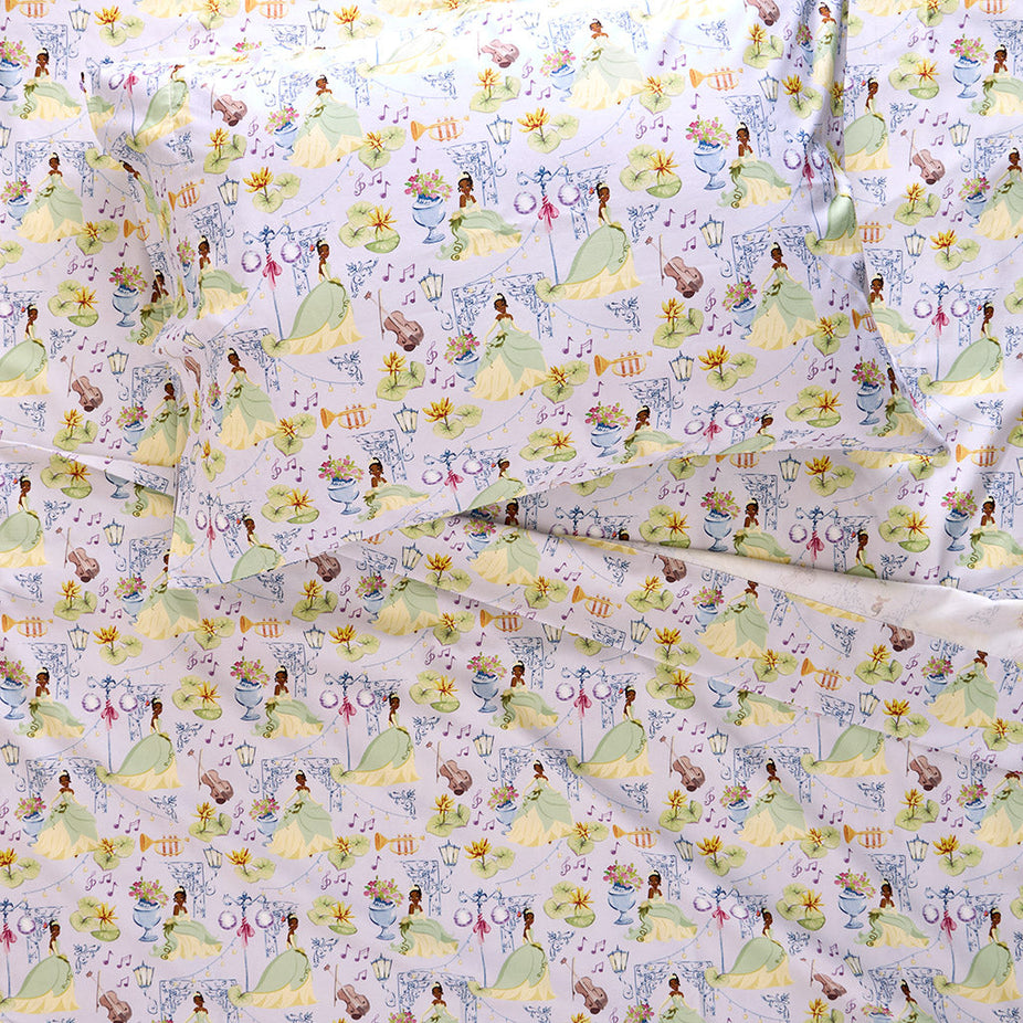 Disney Princess Tiana Sheet Pillow Cover Set