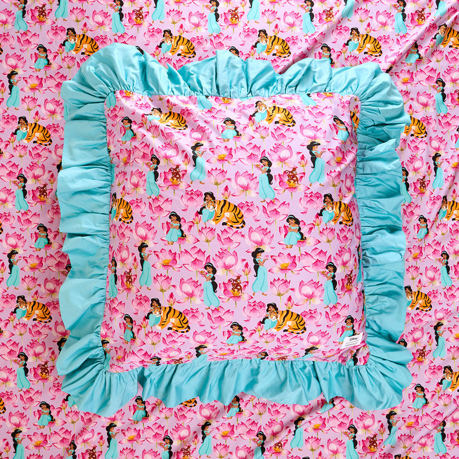 Disney Princess Jasmine Ruffled Euro Sham