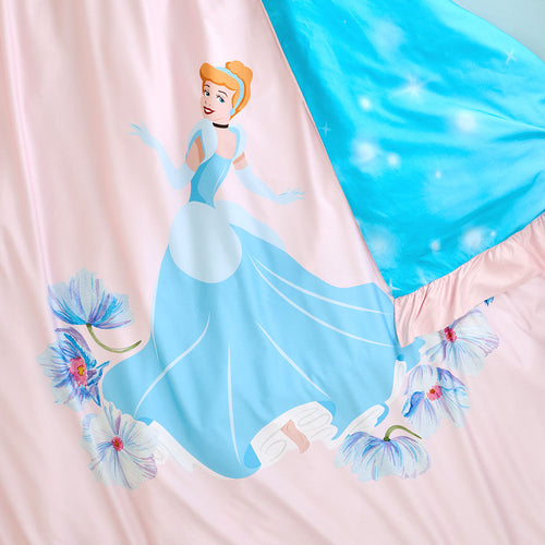 Disney Princess Cinderella Reversible Ruffled Duvet Cover
