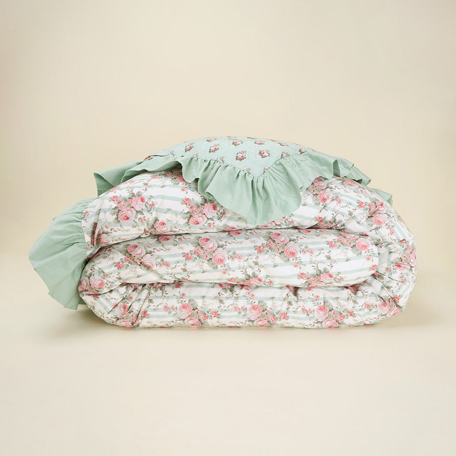 Trixie Reversible Ruffled Duvet Cover