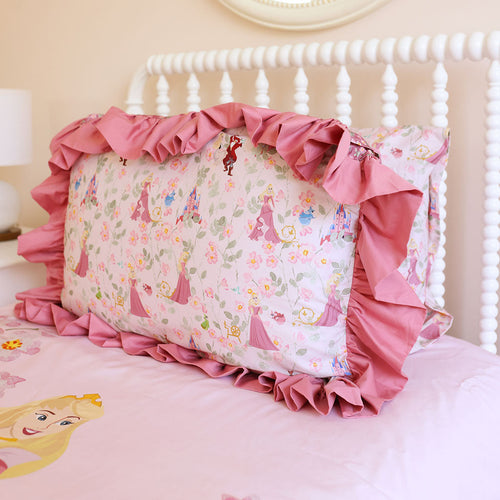 Disney Princess Aurora Ruffled Pillowcase