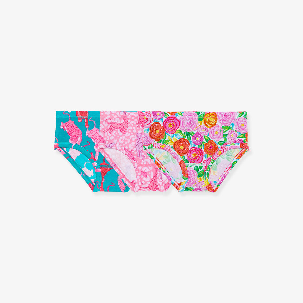 Le Tigre Girls' Brief Set