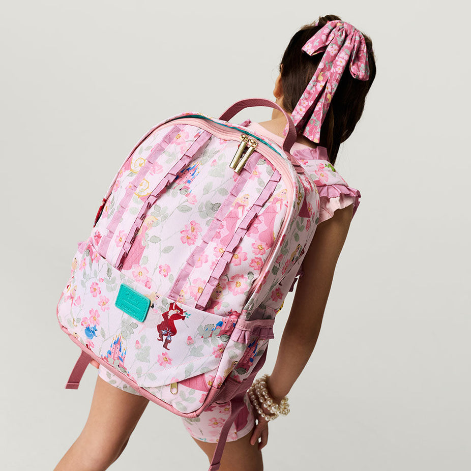 Disney Princess Aurora Ruffled Backpack