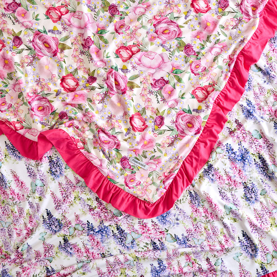 Elly & Laura Jane Ruffled Luxe Patoo® Blanket