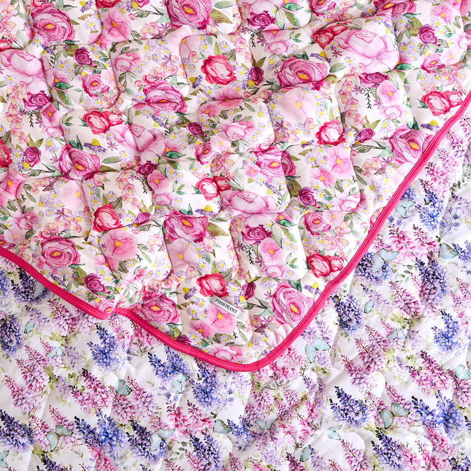 Elly & Laura Jane Reversible Quilted Patoo® Blanket