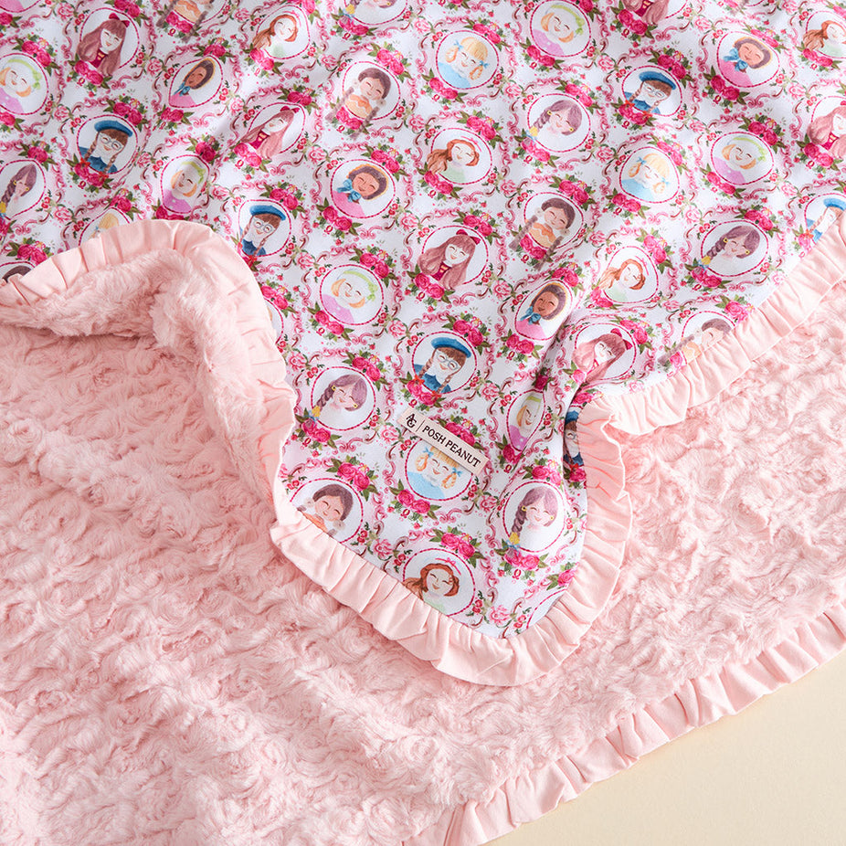 American Girl® American Girls Minky Ruffled Luxette Patoo® Blanket