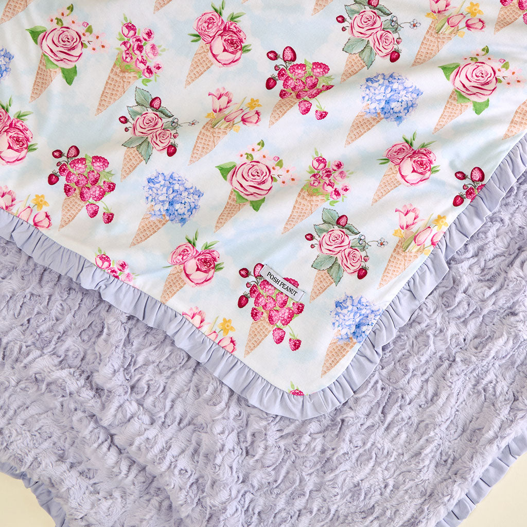 Isolde Minky Ruffled Luxette Patoo® Blanket