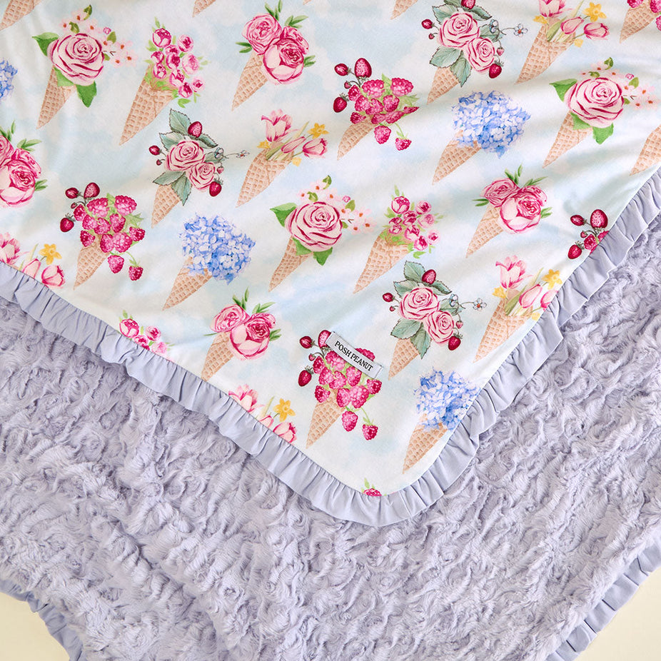 Isolde Minky Ruffled Luxette Patoo® Blanket