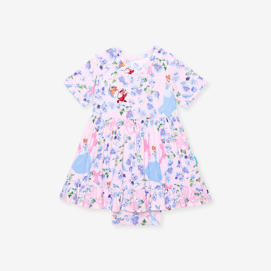 Disney Princess Cinderella Ruffled Twirl Bodysuit Dress