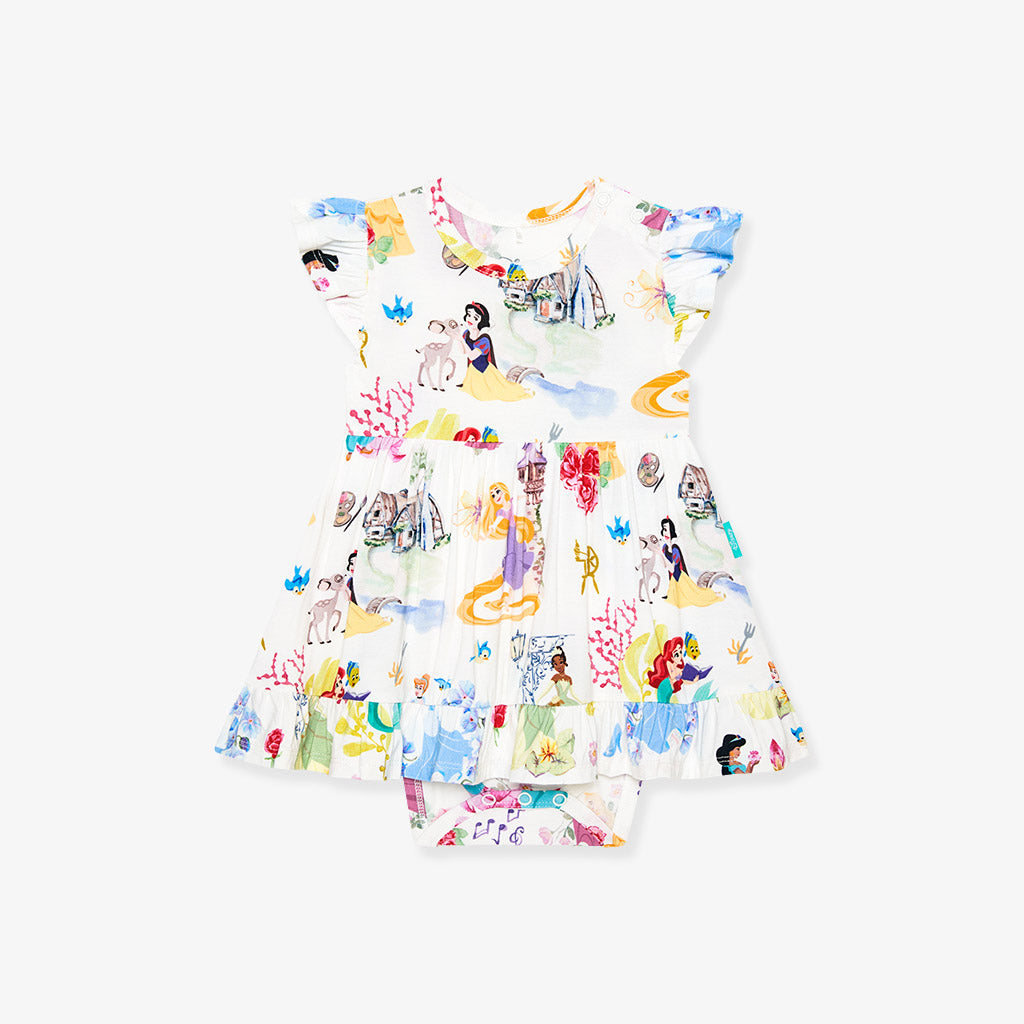 Disney Princess Ball Ruffled Twirl Bodysuit Dress