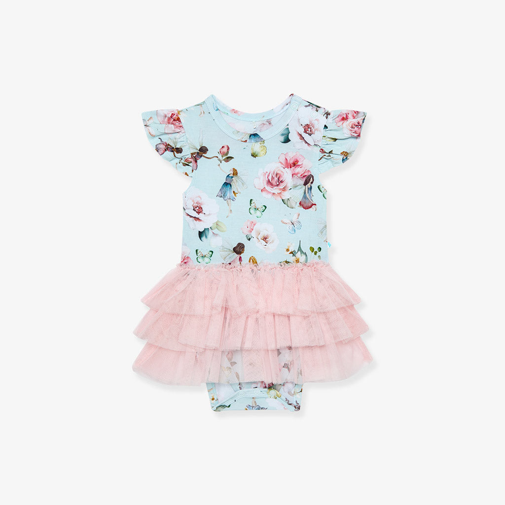 Melinda Tulle Bodysuit Dress
