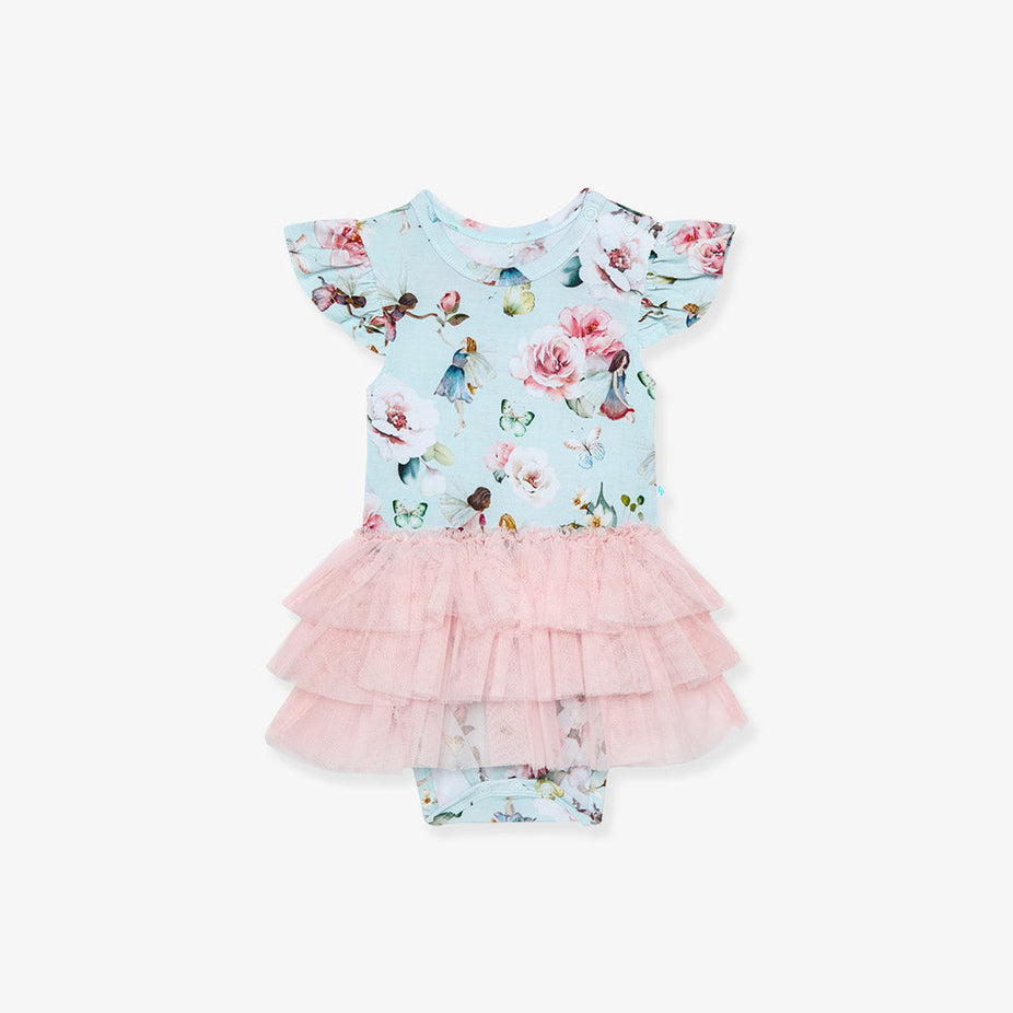 Melinda Tulle Bodysuit Dress