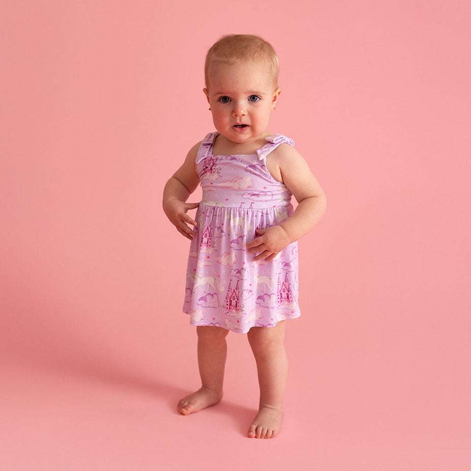 Lilith Bow Babydoll Bodysuit Dress
