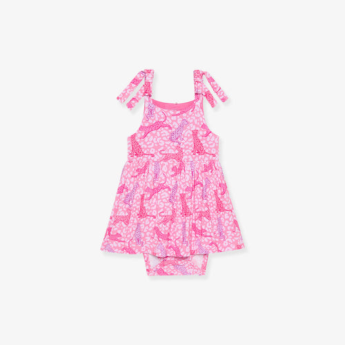 Le Chat Bow Babydoll Bodysuit Dress