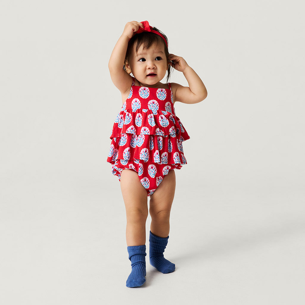 Cece Ruffled Bubble Romper