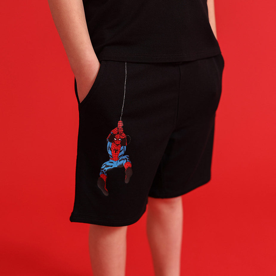 Marvel Spider-Man French Terry Shorts