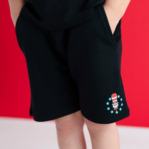 Dr. Seuss Cat Star French Terry Shorts