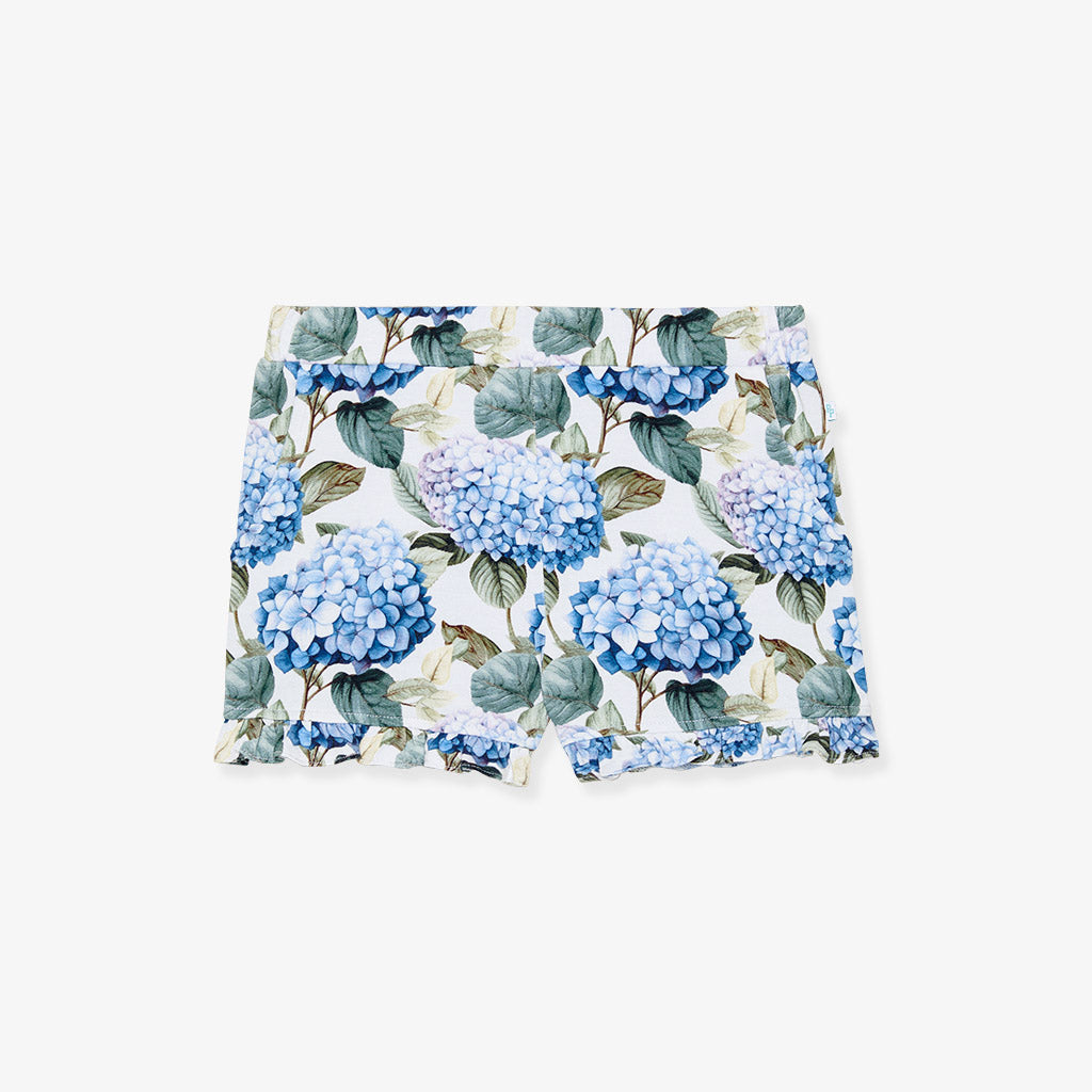Abigail French Terry Ruffled Shorts