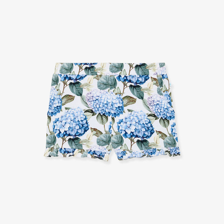 Abigail French Terry Ruffled Shorts