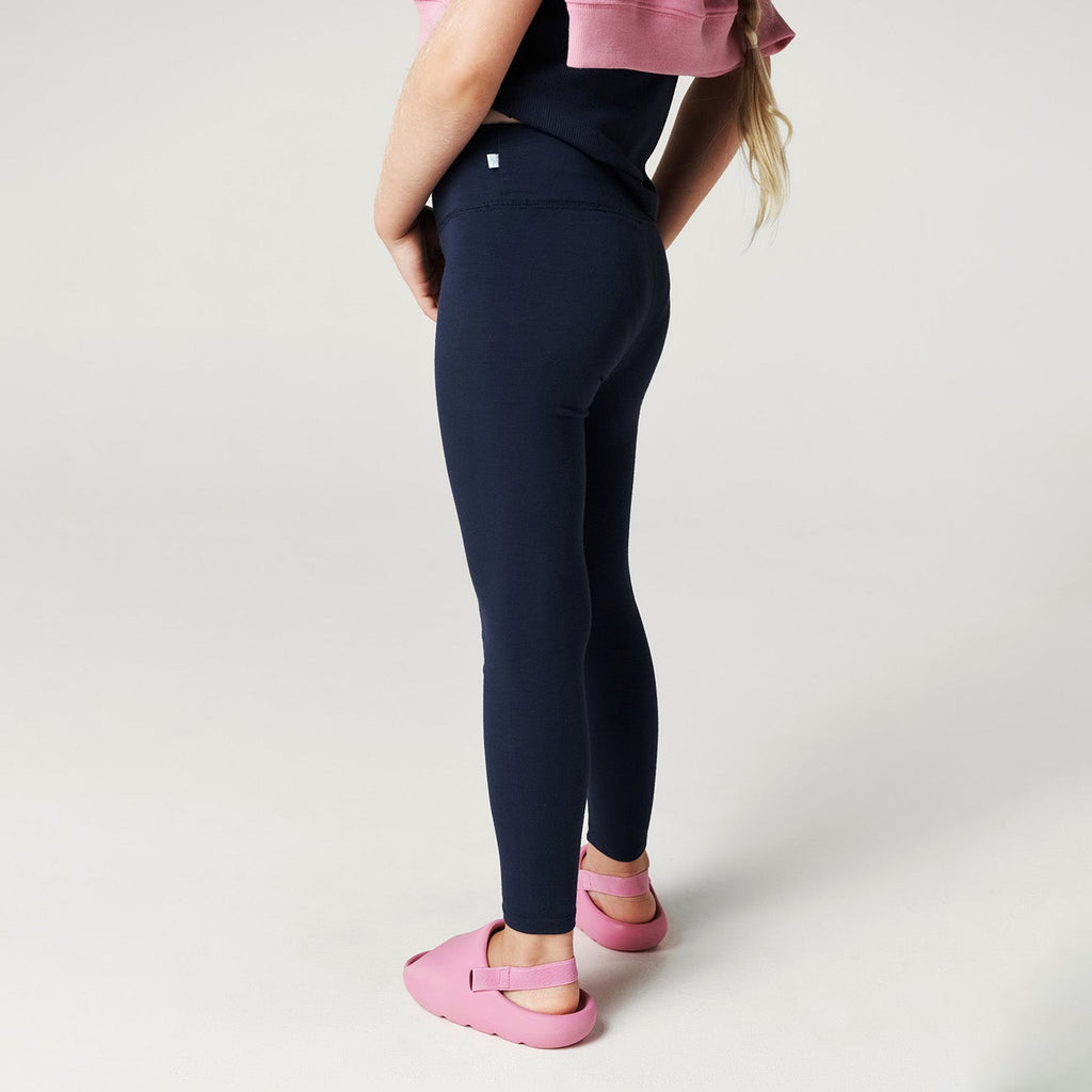 Varsity Navy Performance Knit Leggings