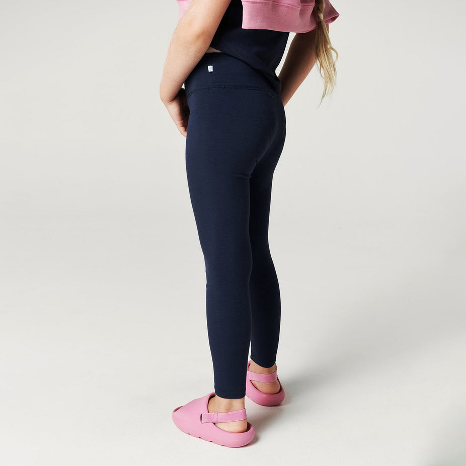 Varsity Navy Performance Knit Leggings