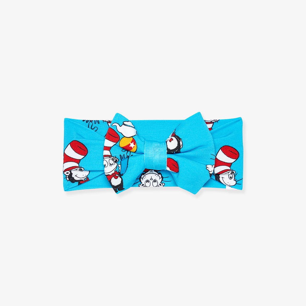 Dr. Seuss Cat in the Hat Luxe Bow Headwrap