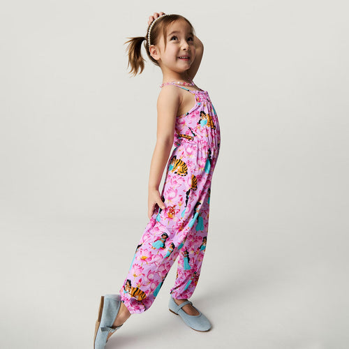 Disney Princess Jasmine Sleeveless Smocked Jumpsuit