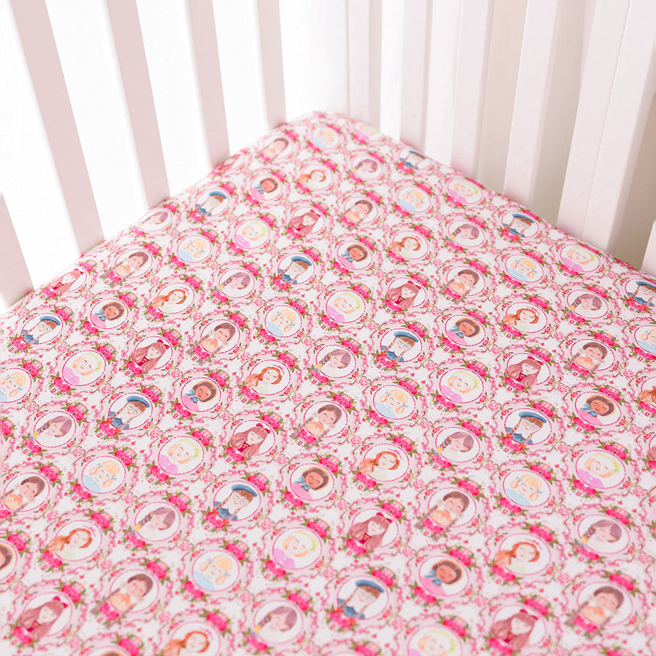 American Girl® American Girls Crib Sheet