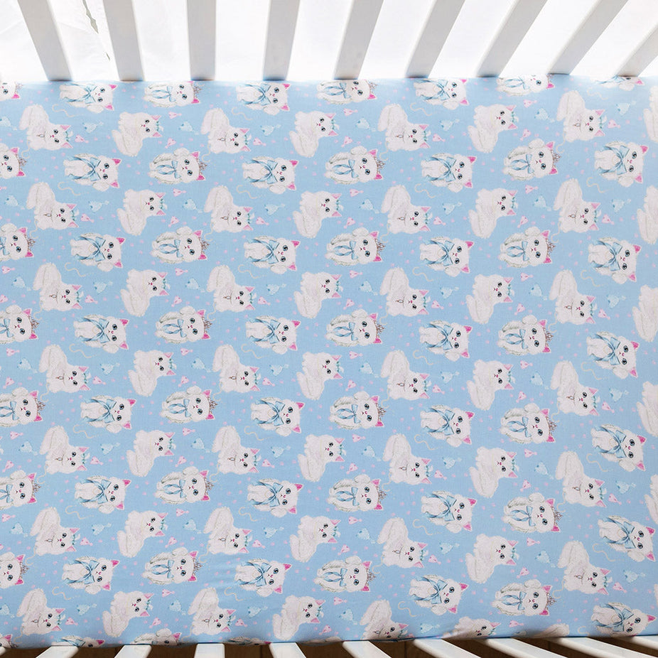 Dixie Cat Crib Sheet