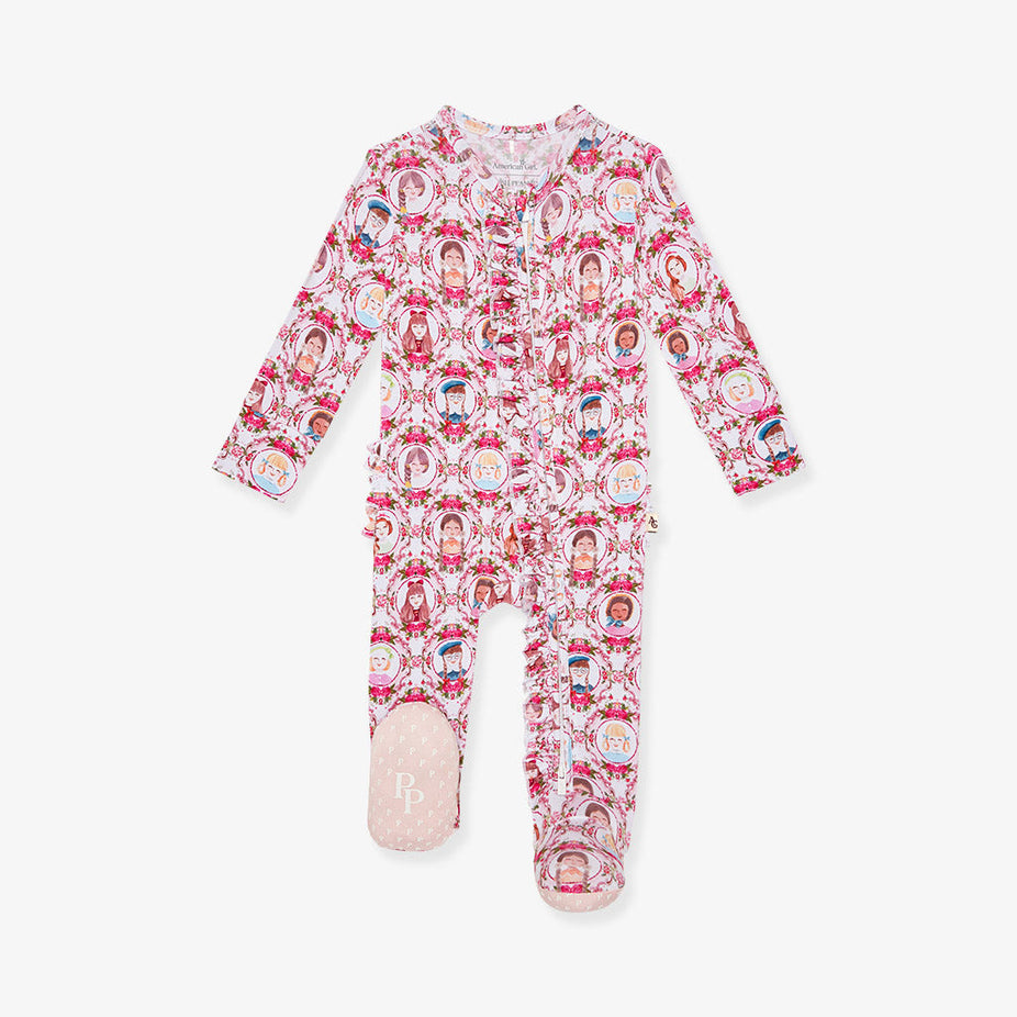American Girl® American Girls Footie Ruffled Zippered One Piece